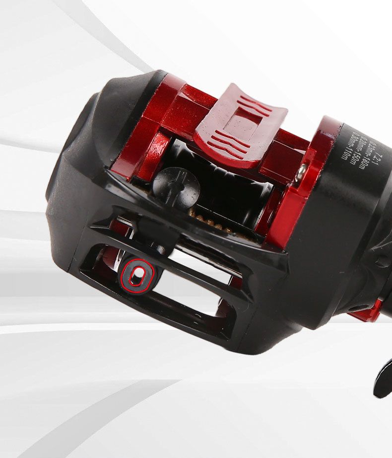 und Red Water Drop Weitwurf-Anti-Explosionsschnur Violent Black Köderrolle Angelgerät_voghion.com