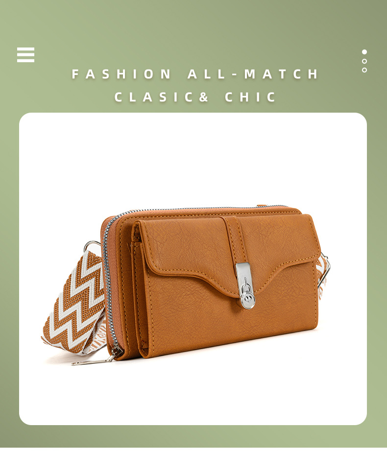 Cell Phone Bag Women's Single Shoulder Crossbody Bag Broadband Mobile Phone Bag Large Capacity Small Square Bag_voghion.com