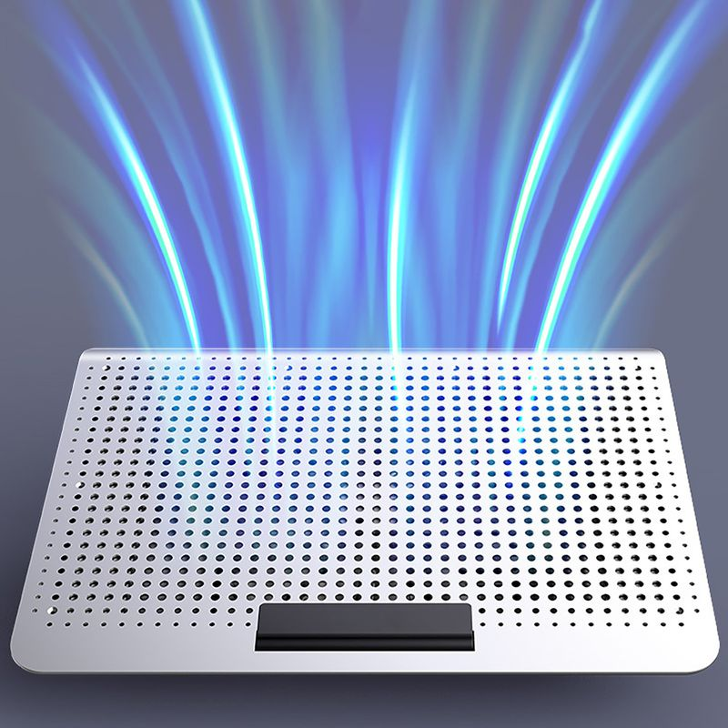 Xinweiqing laptopkoeler Dual USB verstelbare draagbare geluidsarme notebook-koelpad voor gaming_voghion.com