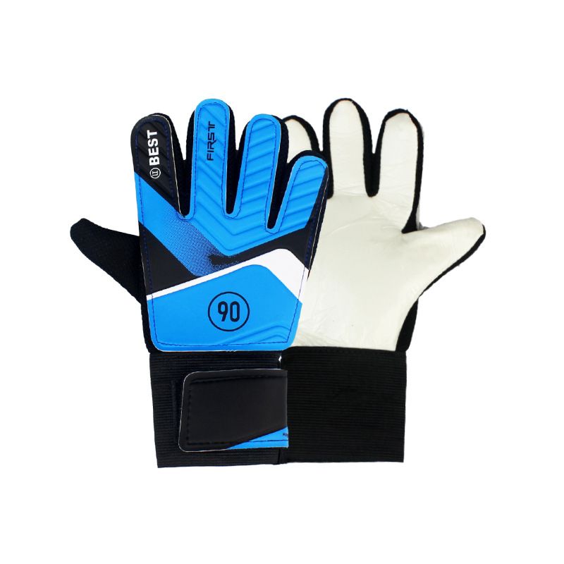 Kinder Fußball Latex Torwarthandschuhe Handschutz Antikollision_voghion.com