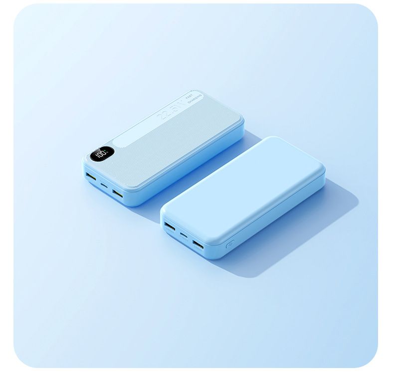 22,5W supersnel opladende powerbank van 20.000 mAh met PD20W bidirectionele snellading, draagbare oplader met hoge capaciteit voor iPhone, Android en meer_voghion.com