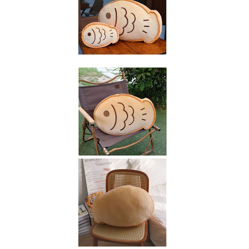 Creative Cartoon Cute Taiko Fish Plush Home Decoration Sofa Cushion Pillow_voghion.com