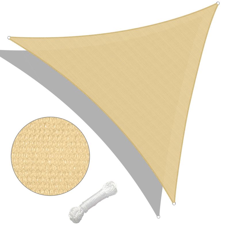 25' x 25' x 25' Triangle Sun Shade Sail/Sand_voghion.com