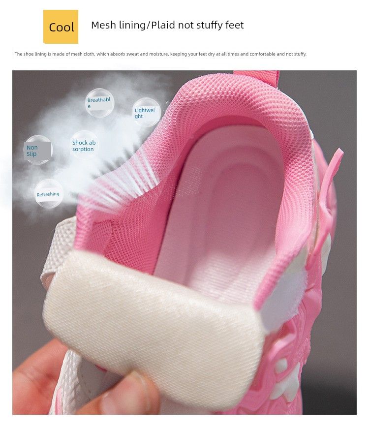 Baskets printemps-automne 2024, nouveautés pour étudiantes, semelles souples, blanches, pour enfants, petites filles, respirantes et encombrantes_voghion.com