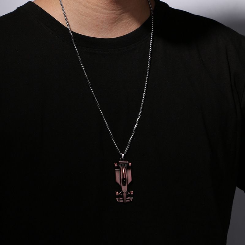 New Minimalit Intagram Trendy Acceorie, Racing Pendant Necklace, Hip-hop Veratile Hoodie, Weater Chain_voghion.com