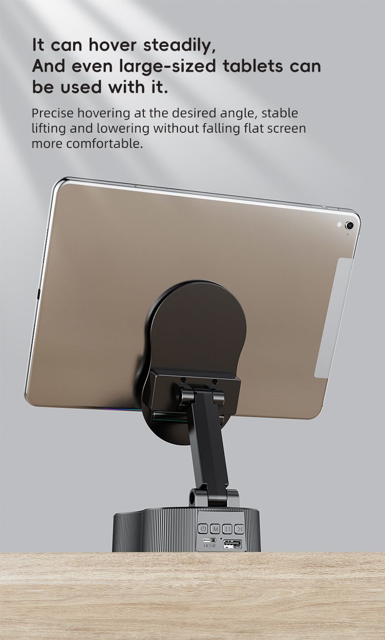 Support de diffusion en direct 3 en 1, microphone à lumière RVB, nouveau mini haut-parleur Bluetooth, son paresseux_voghion.com