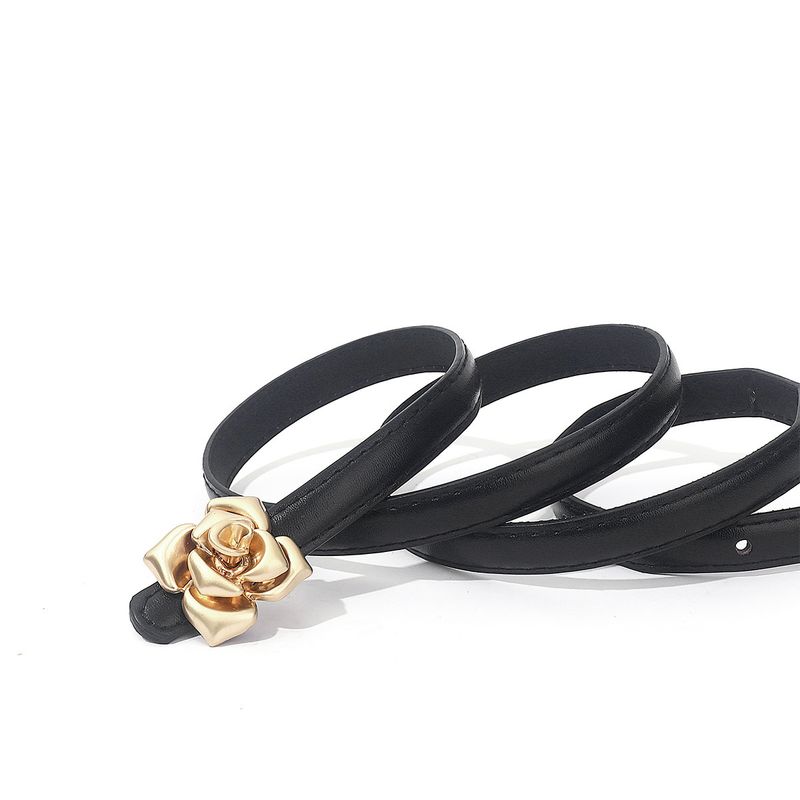 Einzigartiges Design Rose Button Mantel mit Rock Gürtel Neues vielseitiges Shirt Ins Style für Frauen_voghion.com