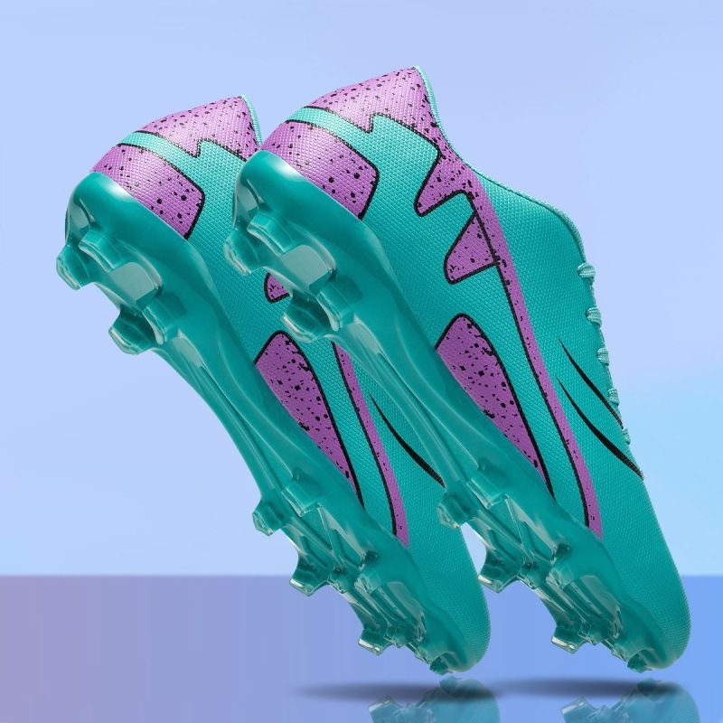 2025 Neue Schnürschuhe für Kinder mit Nieten, Fußballschuhe für Jungen, Jugend, Kunstrasen, Club, Studenten, Trainingsschuhe_voghion.com