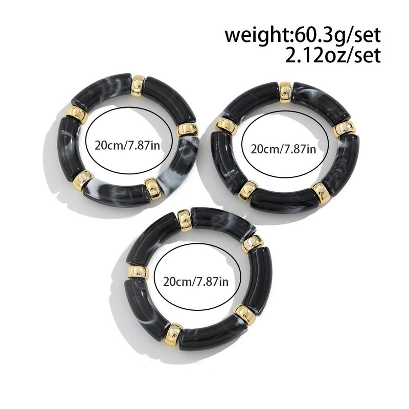 Bracelets en plastique CCB géométriques punk en gros_voghion.com