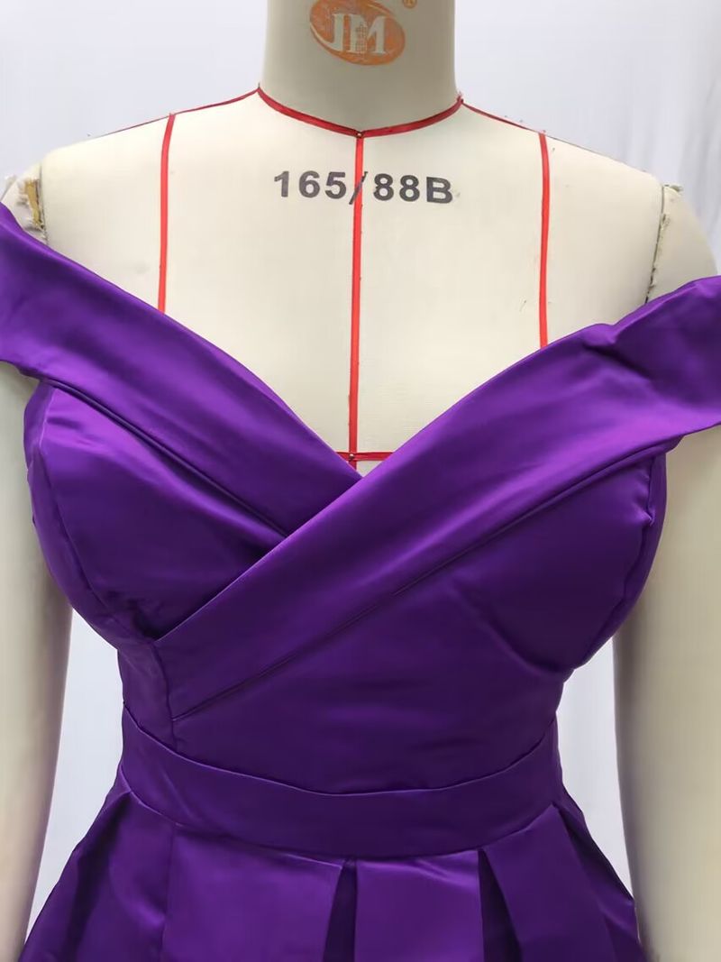Women's deep V-neck ebay satin multi-color dress_voghion.com