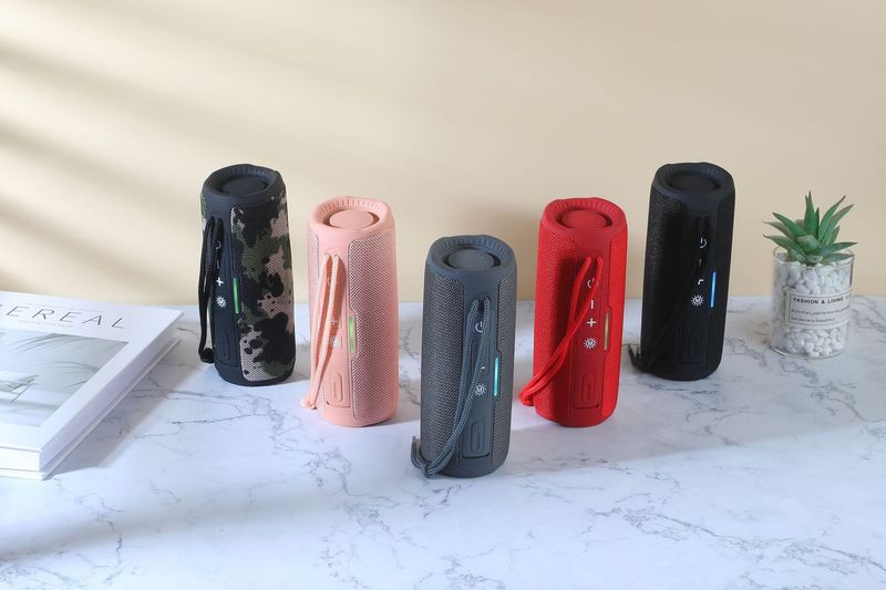 TG365 Bluetooth portable waterproof rainbow light outdoor dual speaker new gift subwoofer sound system_voghion.com