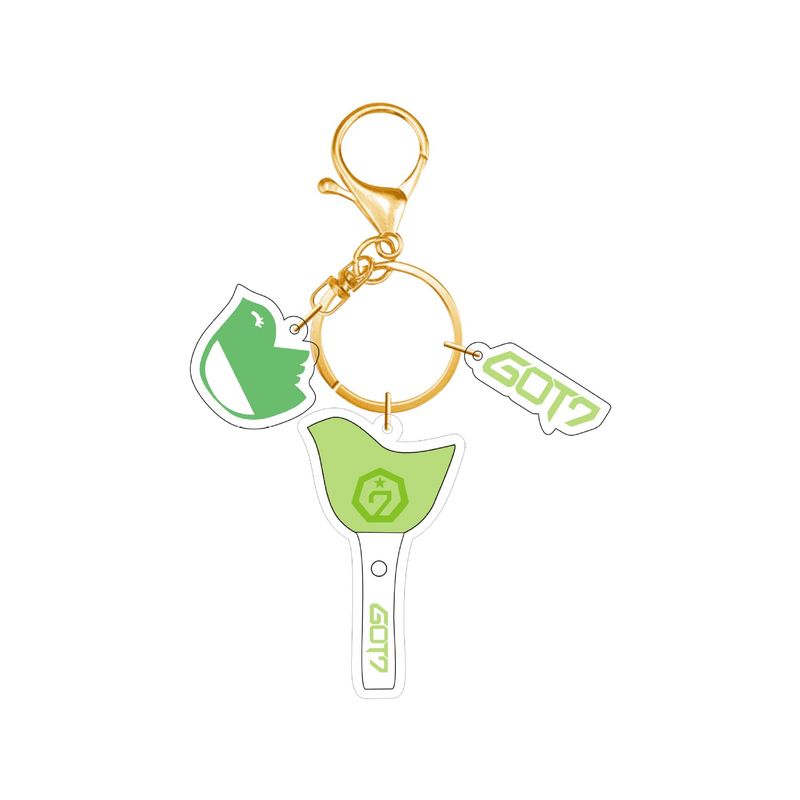 Straykids schwarzer BTS Itzy Twice Acryl-Schlüsselanhänger mit Lichtanhänger_voghion.com