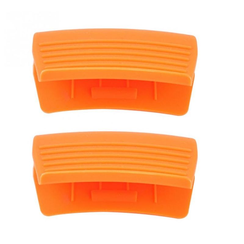 4 Paar rutschfeste Halter für Teller, Ofenbleche, Küchen-Topfgriffe, hitzebeständige Topfgriffhüllen für Gusseisen-Woks und Pfannen, Restaurant-Griffabdeckungen_voghion.com