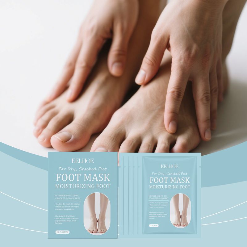 Maschera esfoliante idratante EELHOE, detergente delicato, cura della pianta del piede, migliora la pelle nutriente dei piedi_voghion.com