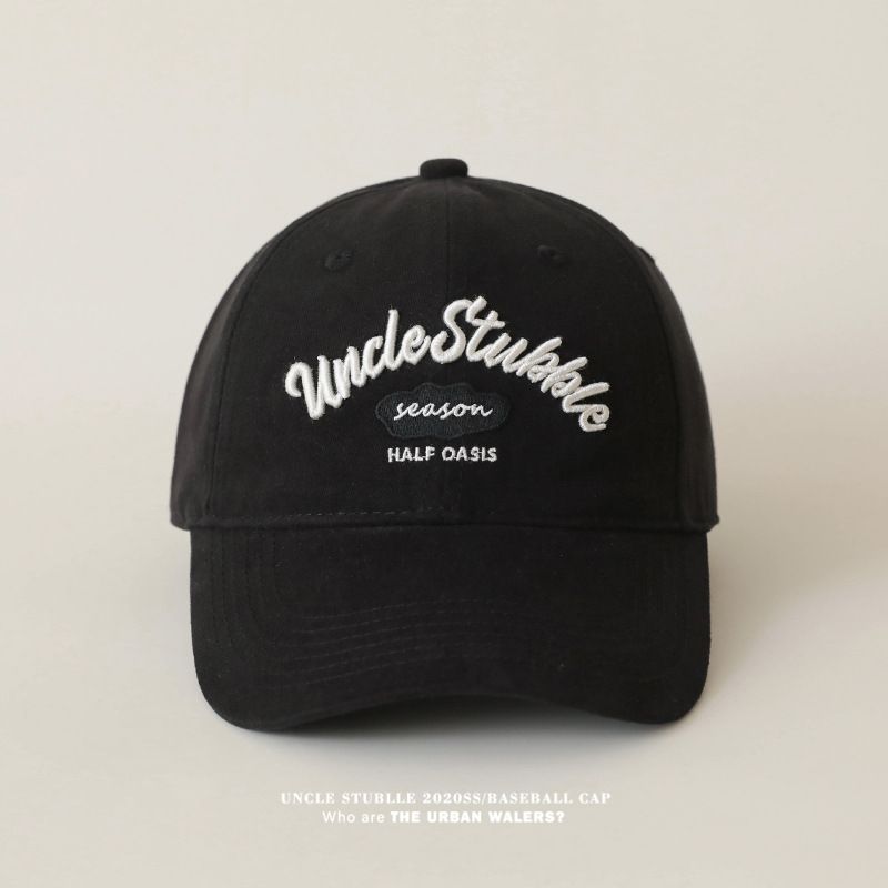 Șapcă de baseball cu design original, stil coreean, cu bor larg, față care arată fața mică, șapcă cu cioc de rață, cuplu, modă, toate potrivirile, pălărie de soare_voghion.com