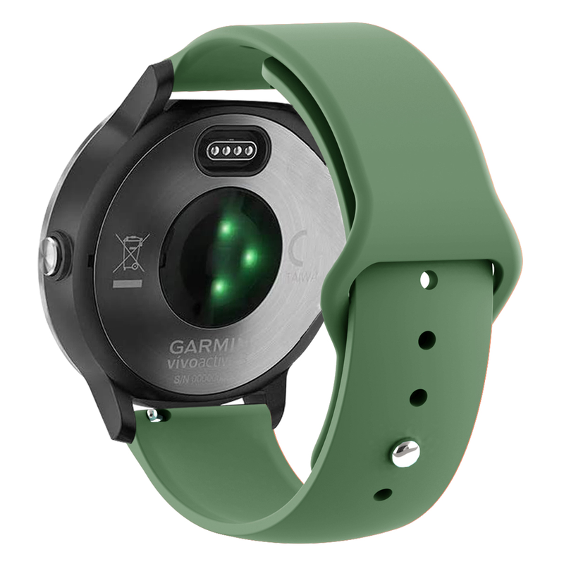 Cinturino in silicone da 20mm 22mm per Garmin Vivoactive 3 4 Band Watch Venu 2 SQ Forerunner 645 Bracciale da polso Garmin_voghion.com
