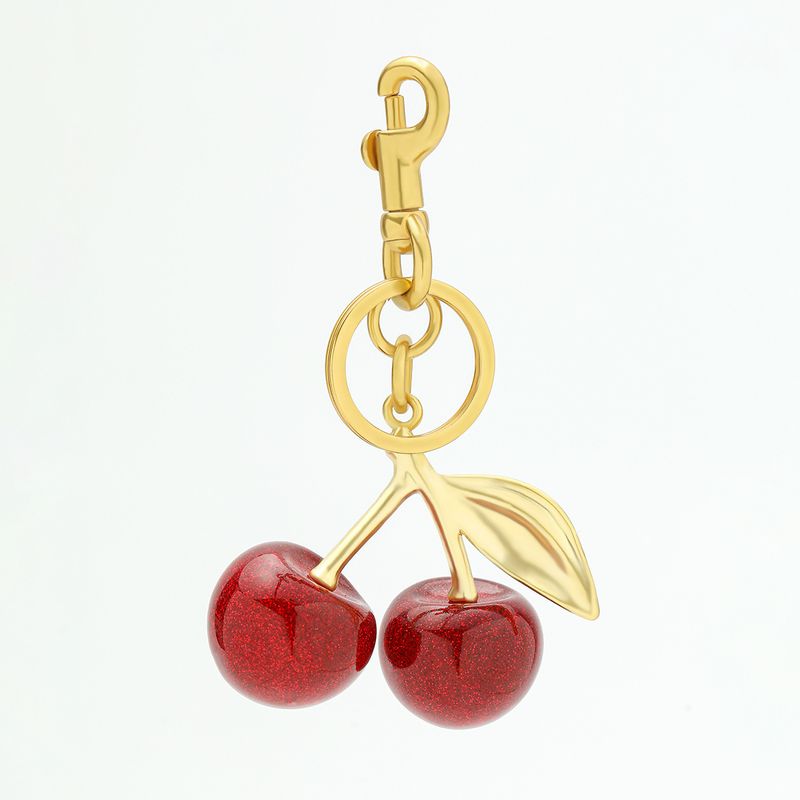 Bag Parts & Accessories Cherry Fruit Bag Pendant Cherry Keychain Handbag Pendant Creative Ladies Gift Car Decoration_voghion.com