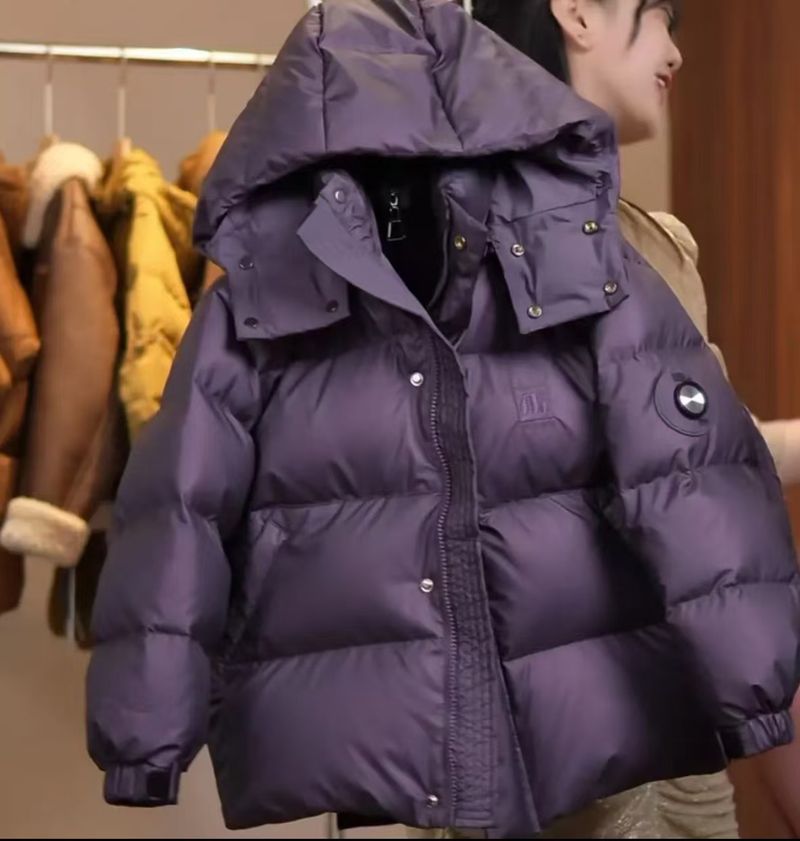 Mother & Kids Boys' Winter Padded Jacket With Hood - Warm Windproof Quilted Coat, Color Block Design, Soft Polyester Fill, For Kids 120-170cm_voghion.com