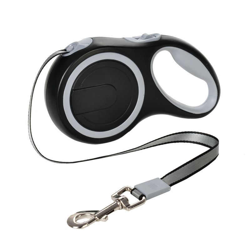 Holapet Retractable Dog Leash 5m Black By PawParty Store_voghion.com