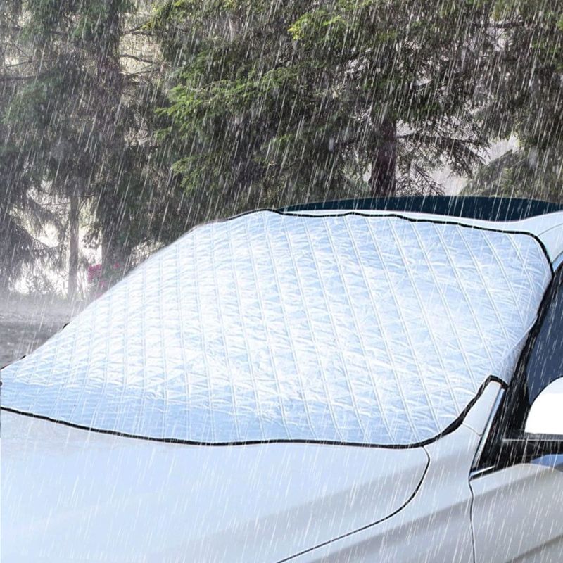 Against With Windshield Small Ice Windshield Flaps Cover Sun Car Snow Anti Mid For SUVs Fit Theft Protector_voghion.com