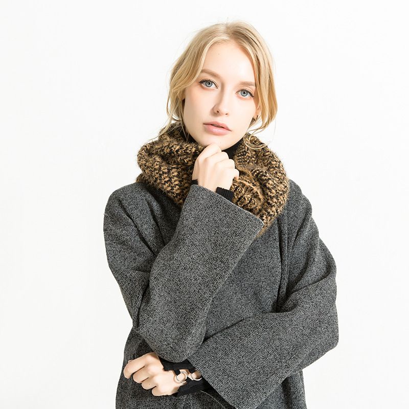Autumn And Winter New Fashion Scarf Women's Two-color Interwoven Mohair Soft Thickened Warm Fashion Scarf_voghion.com