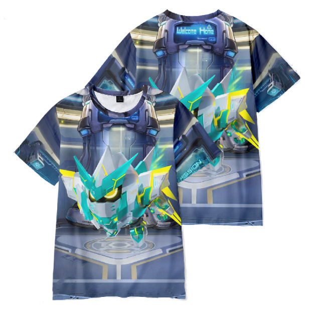 Eladó rajzfilmfigura Egg Party 3D digitális nyomtatású aranyos, lélegző póló_voghion.com