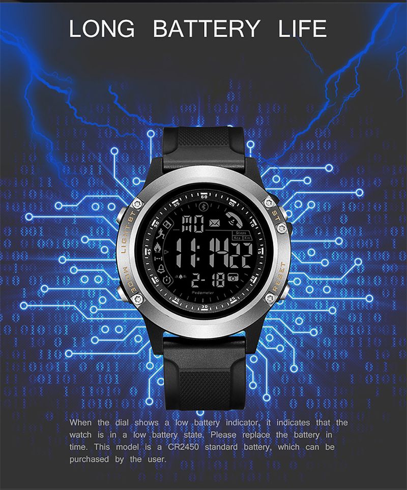 Smart Watch Wekker Oproep Herinnering Lichtgevende Modus Sport Outdoor Horloges Waterdicht Voor Android iOS SANDA Merk Heren_voghion.com