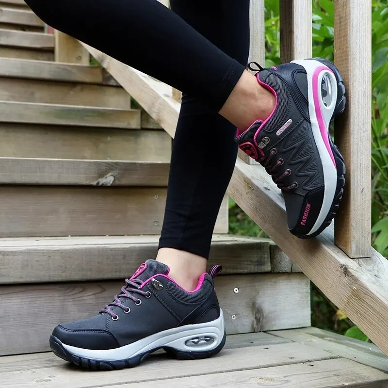 Ladies Sneakers Comfortable Breathable Platform Fashion Lace Up Female Casual Shoes For Women Outdoor Short Boots_voghion.com