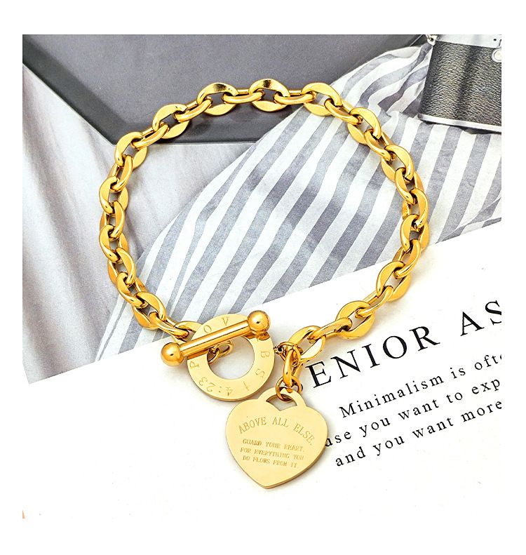 Hot Selling Love Stainless Jewelry, Personalized And Versatile Bracelet, OT Buckle, Trendy Titanium Steel | Bracelet Lover's Gift_voghion.com