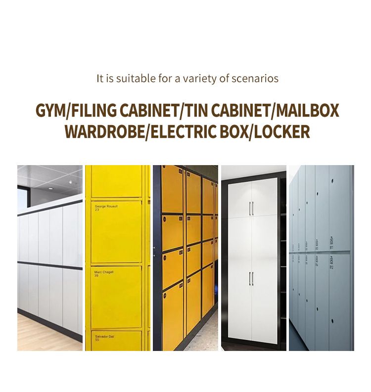 Smart Locks And Entry Fingerprint Cabinet Lock Waterproof & Heat-Resistant With Touchscreen Pin/Fingerprint Auto-Locking Drawer Security_voghion.com