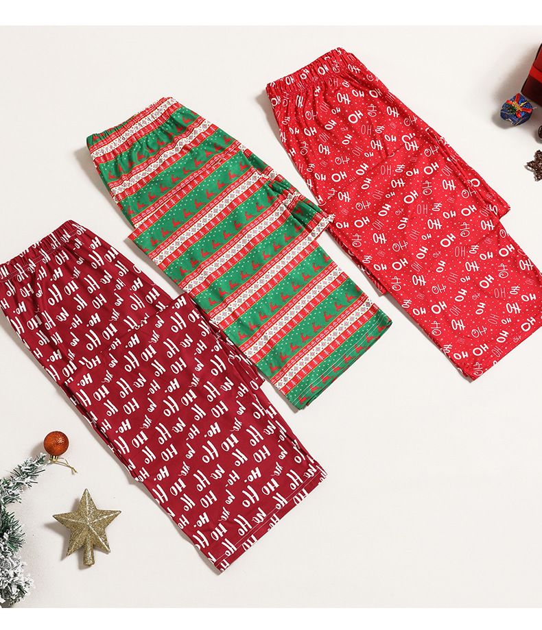 "Unisex Soft Sleep Pants – Lightweight & Breathable Lounge Pajama Bottoms With Stylish Prints (Red, Green, Checkered, Striped, S-XXL)"_voghion.com