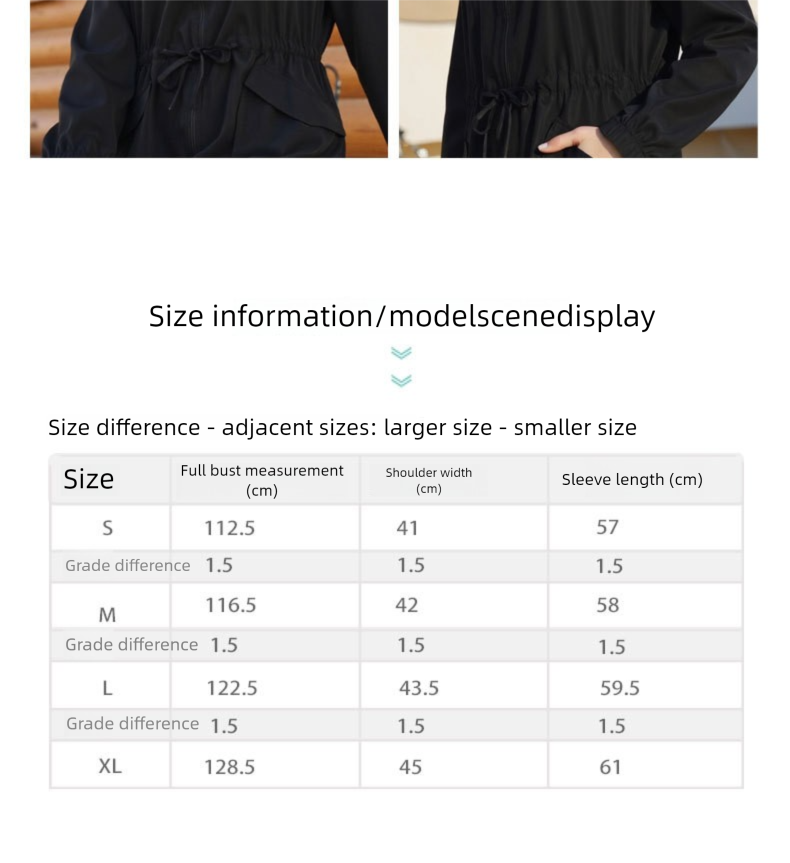 Trench sottile, casual e ampio, da donna, autunno, fresco ed elegante, di media lunghezza_voghion.com