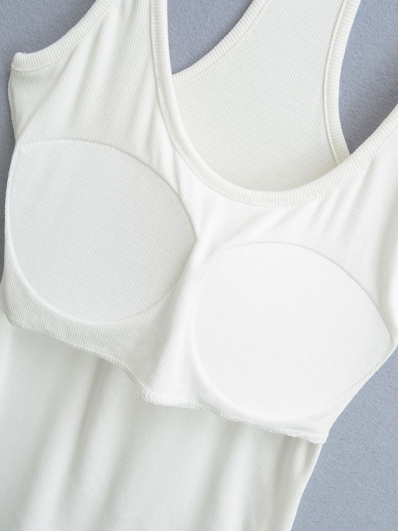 FS546-25 Forårsny stil INS Blogger's tyk brystpude Slim Fit indvendig hængende halsrem tanktop_voghion.com