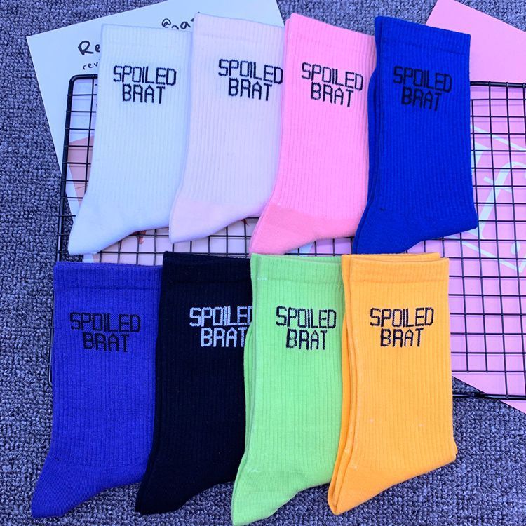 Unisex Męskie skarpetki midtube preppy street hipster ins damskie długie skarpetki sportowe hip hop street skarpetki_voghion.com