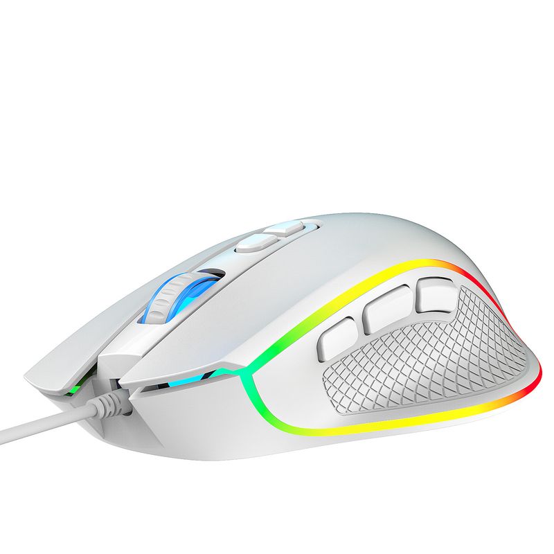 New Esports Cable RGB Game 12800DPI Gaming Mouse 8-Key Macro Programming_voghion.com