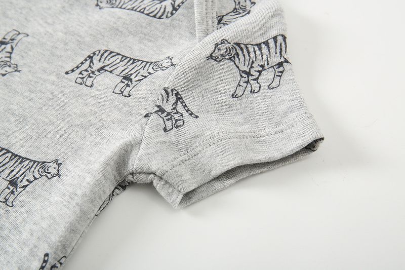 Tutina triangolare per neonati e bambini, a maniche corte, in puro cotone, tipo A, estiva, per neonati, sottile, per gattonare, monopezzo, per neonati, transfrontaliera_voghion.com