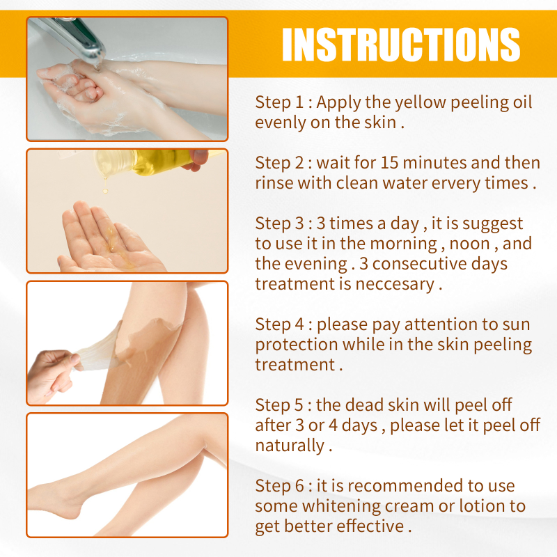 Giel Peeling Ueleg Däischter Haut Bleechung Ewechzehuelen Aarm Knéi Been Melanin Kierper Peeling Brightening Whitening Beauty S_voghion.com