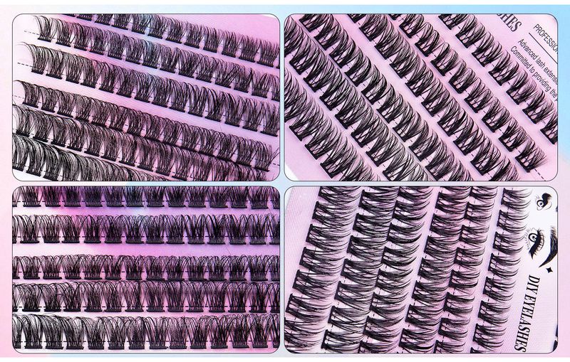 Large - Capacity Segmented Eyelash For Daily DIY Makeup - European And American Style, Natural And Dense False Eyelashes_voghion.com