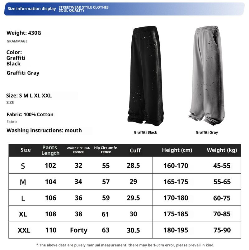 ARTIE Men's Clothing|2025 Autumn Winter New Set Personality Spray Paint Graffiti Washed Vintage Zipper Sweatshirt And_voghion.com