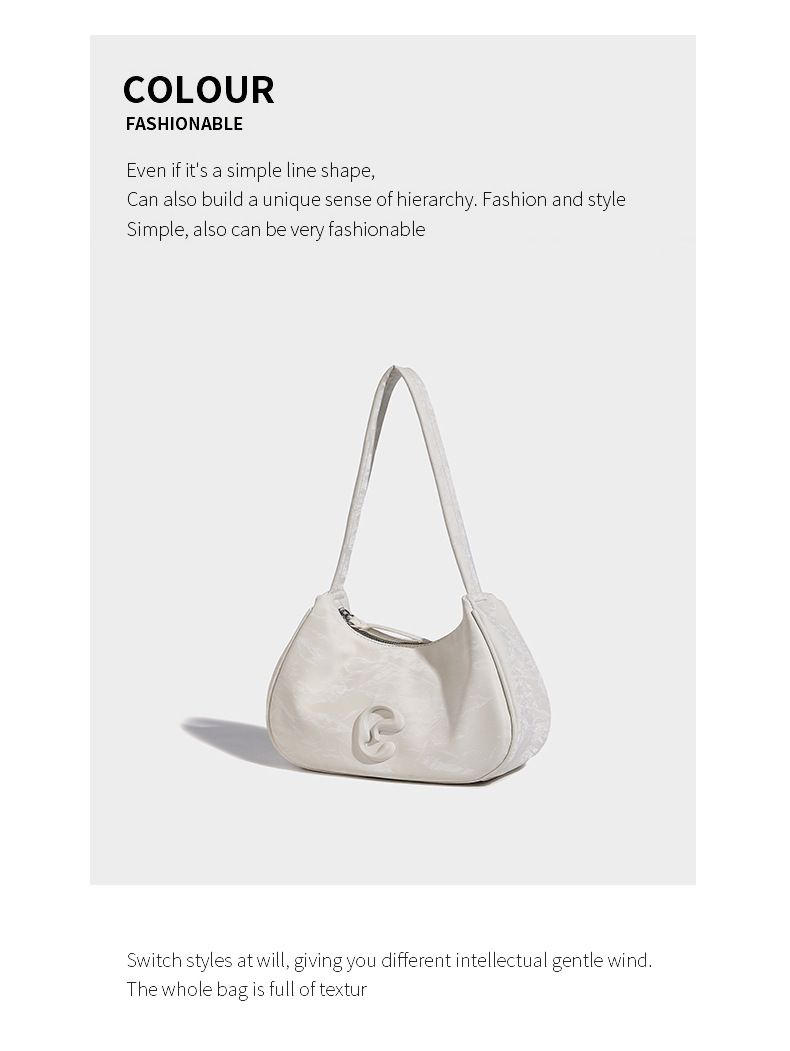 2024 New Underarm Bag for Women's Advanced Retro Crescent Original Handheld One Shoulder Women's Bag_voghion.com
