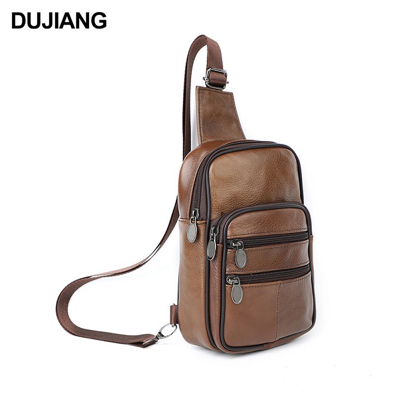 Nouveau sac de poitrine décontracté à bandoulière vertical de grande capacité pour hommes_voghion.com