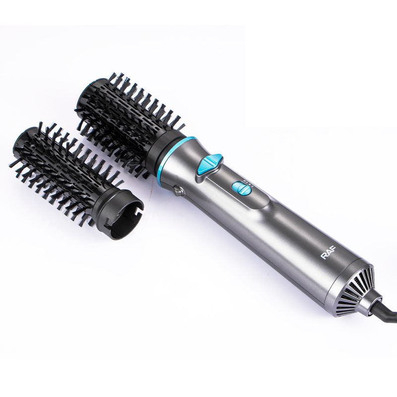 Spazzola ad aria calda standard europea RAF per uso domestico, per capelli da donna, per capelli asciutti e ricci, ferro arricciacapelli elettrico 2 in 1_voghion.com