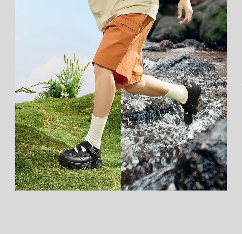 361 Jack Su Xi 2024 Summer New Outdoor Non slip Water wading Breathable Sports Sandals Mountaineering Shoes_voghion.com