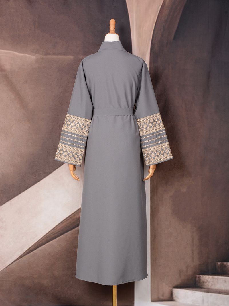 Sieviešu apģērbs Abaya Tuvo Austrumu musulmaņu modes elegants kardigans izšūta kleita sieviešu halāts_voghion.com