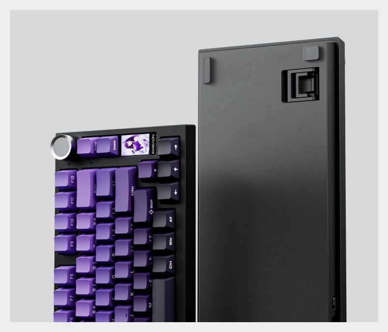 Forerunner X75 Mechanisch Toetsenbord op Maat, Drie Modi, Hot-Swappable, Zijdelings Gegraveerd, Hoogwaardig LCD-kleurenscherm_voghion.com