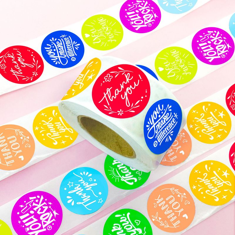 Schreibwaren Aufkleber Englisch kurzen satz aufkleber rolle aufkleber dekorative hand konto material klebe dichtpaste dicht kleber_voghion.com