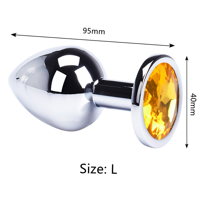 Plug anal Sex Toys Mini forme ronde en métal inoxydable lisse en acier inoxydable petite queue gode femelle mâle intime_voghion.com