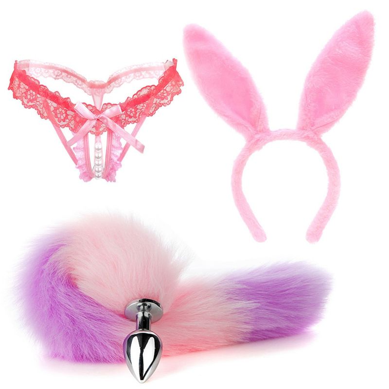 luckyqqyp Sexspielzeug-Set Cosplay Nippelklemmen Analplug Anfänger SM Erstmalige Verwendung_voghion.com