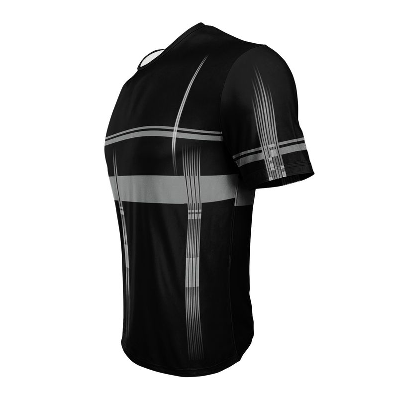 2025 Modern Mens Graphic T Shirt Stripe Geometry Design Summer Streetwear Short Sleeve Tee Hipster Harajuku Style Breathable Cot_voghion.com