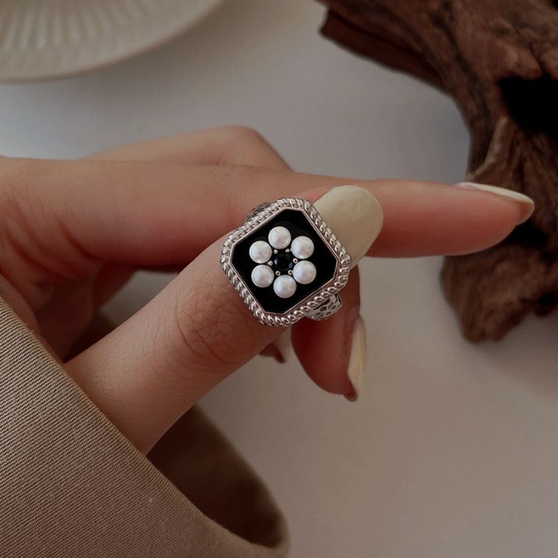Sterling Silver Plain Band Ring For Women, Niche Light Luxury High-end Feel, Non-fading Ins Style Index Finger Ring, New_voghion.com